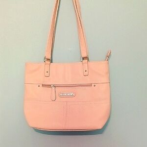 Stone Mountain Accessories Pink Shoulder Bag with Structured Design